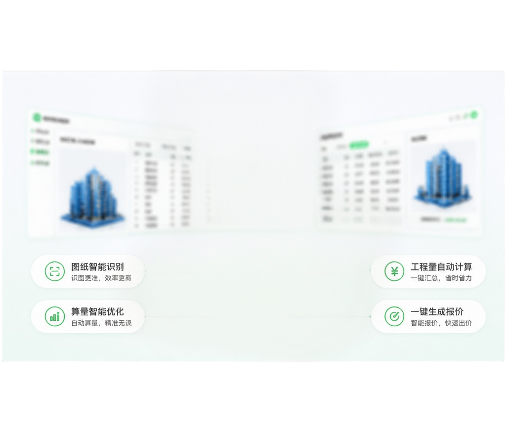 Agent 图纸识别与工程量计算界面